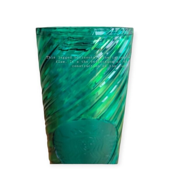 Starbucks Iridescent Green Twist Tumbler Holiday 2022 NWT - Picture 4 of 5